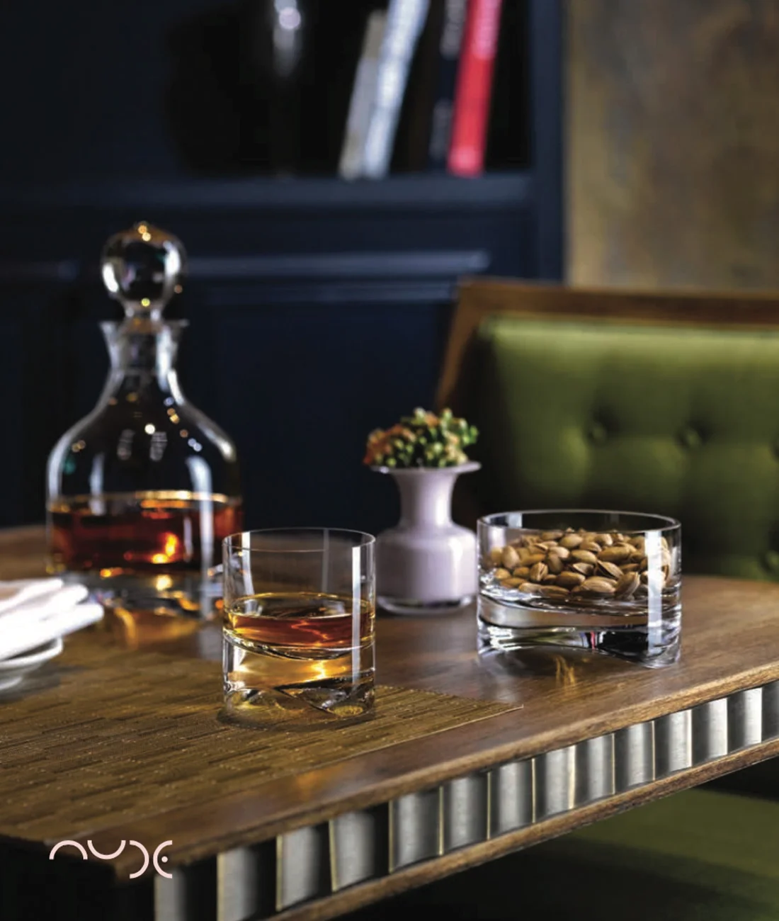 Nude — Lead-free crystal for sommelier-grade service.