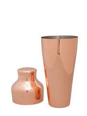 Art Deco cocktail shaker i kobber med en kapacitet på 550 ml - en elegant tilføjelse til din ba